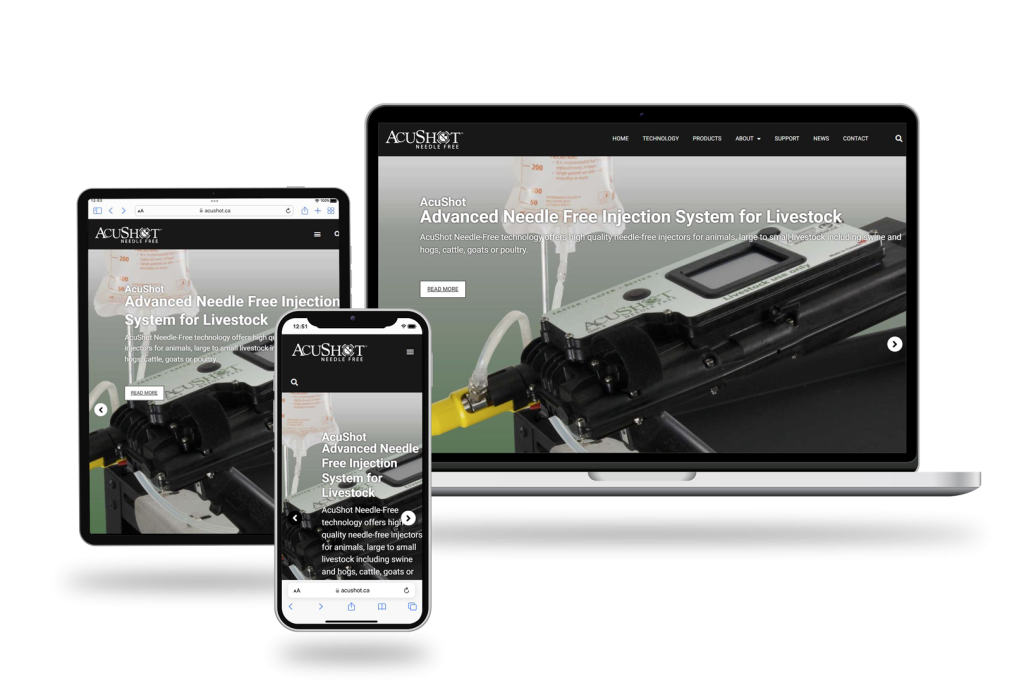Acushot Needle Free screens