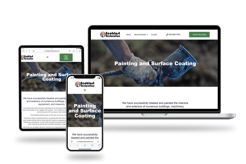 Ecoblast Restoration screens
