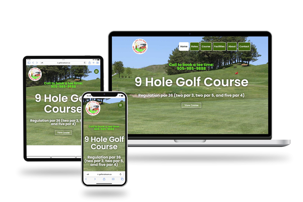 Golfers Dream screens